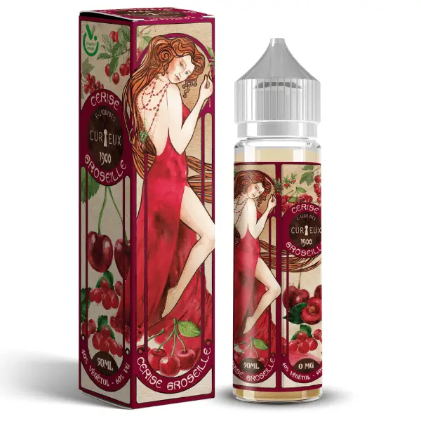 E-Liquide Cerise Groseille 50ml - Curieux 1900