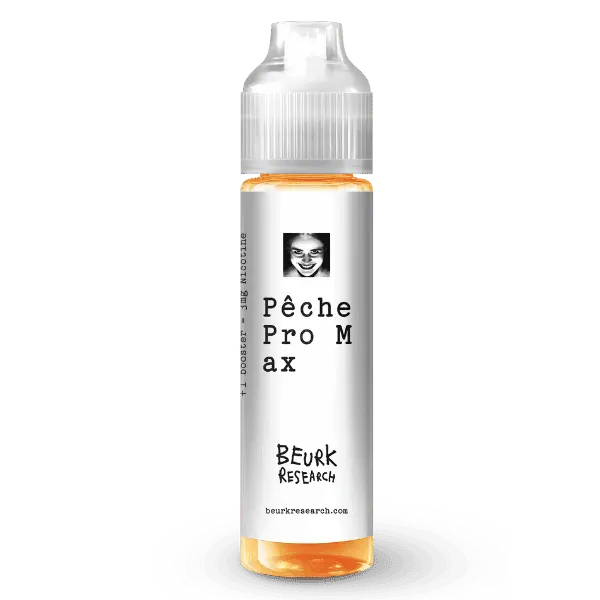 E-Liquide Pêche Pro Max 50ml - Beurk Research