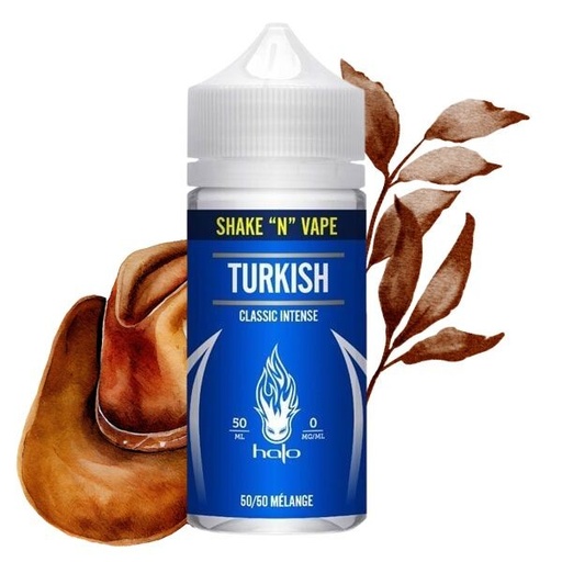 [EL-HALO-TURKISH-50ML] E-Liquide Turkish Tobacco 50 ml - HALO