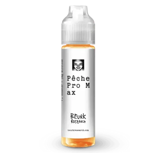 [EL-BEURK-PECHE-PRO-MAX-50ML] E-Liquide Pêche Pro Max 50ml - Beurk Research