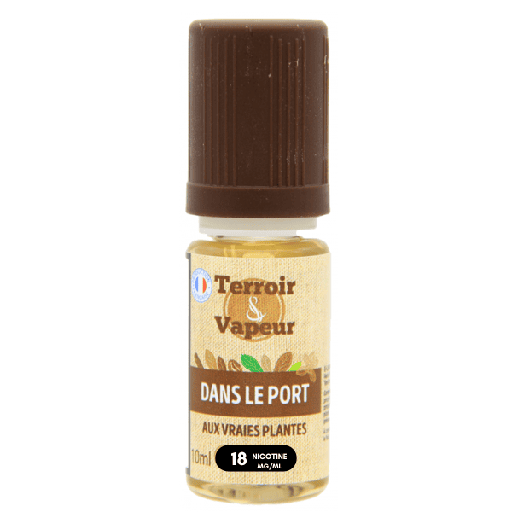 [EL-TEVAP-DANS-LE-PORT-SDN-18-MG] E-Liquide Dans Le Port - Sels de Nicotine - Terroir & Vapeur