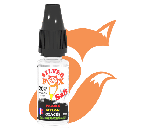 E-LIQUIDE FRAISE MELON GLACES SILVER FOX SELS